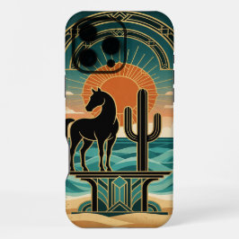 Desert Horse Silhouette , iPhone 16 Pro Max Case  Maxケース