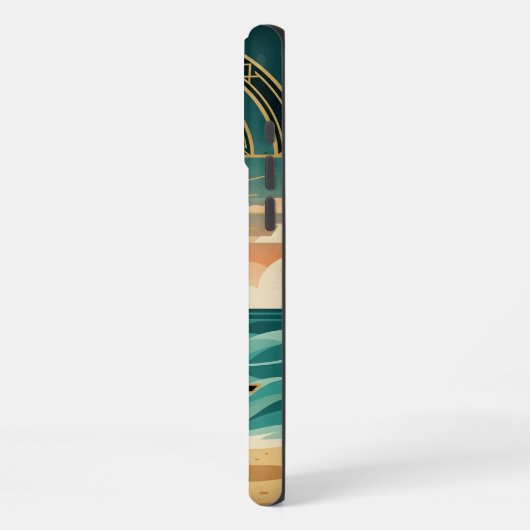 Desert Horse Silhouette , iPhone 16 Pro Max Case iPhoneケース (左側面)