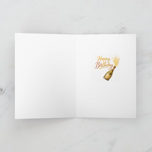 Desert king tortoise birthday cake mountain カード (内部)