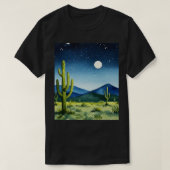 Desert landscape tシャツ (デザイン正面)