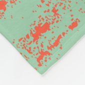 Desert landscape with Cactuses and cow skull. Vint フリースブランケット (角)