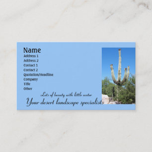 Desert Landscaping Company 名刺