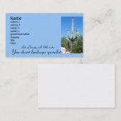 Desert Landscaping Company 名刺 (正面/裏面)