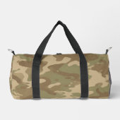 Desert Military Camouflage Pattern ダッフルバッグ (正面)