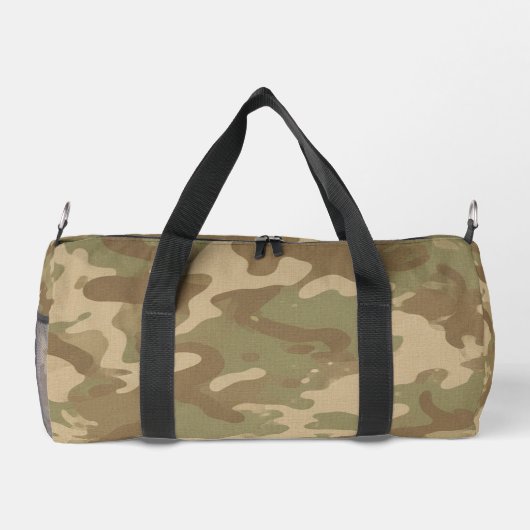 Desert Military Camouflage Pattern ダッフルバッグ (裏面)