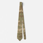 Desert Military Camouflage Pattern ネクタイ (正面)