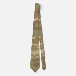 Desert Military Camouflage Pattern ネクタイ