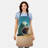 Desert monster house エプロン (着用した状態)