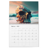 Desert monster house カレンダー (2月 2027)