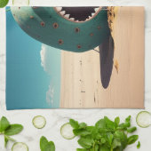 Desert monster house キッチンタオル (折り畳み)