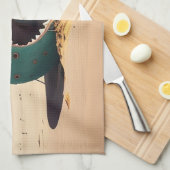 Desert monster house キッチンタオル (四つ折り)