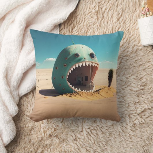 Desert monster house クッション (ブランケット)