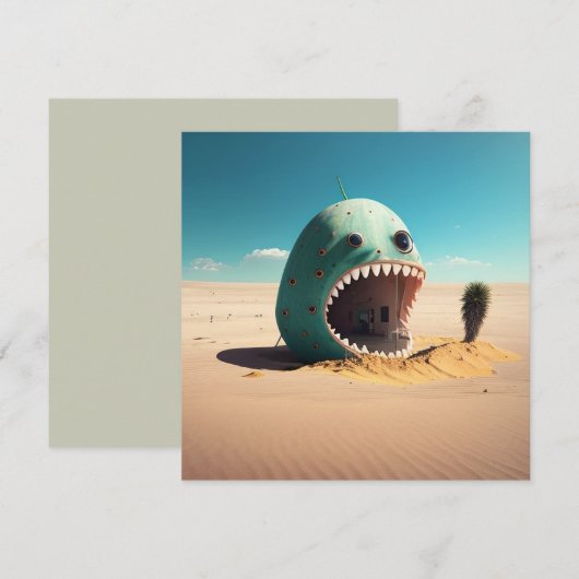 Desert monster house セーブザデート (正面/裏面)