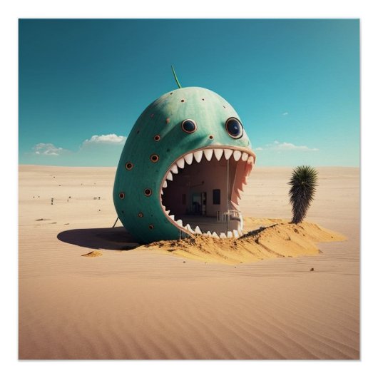 Desert monster house ポスター (正面)