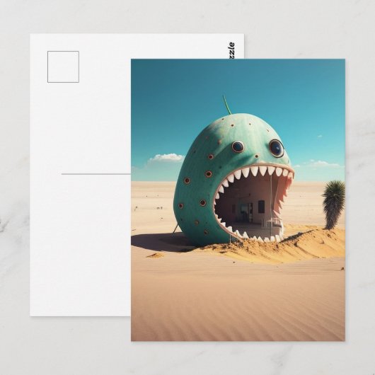 Desert monster house ポストカード (正面/裏面)