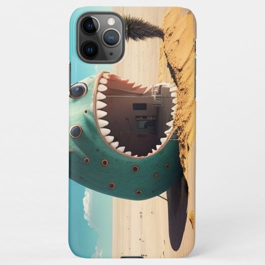 Desert monster house iPhoneケース (裏面)