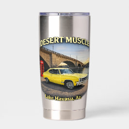 Desert Muscle Retro Car Design 保温保冷タンブラー