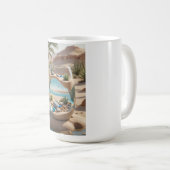 Desert Oasis Glass Mug コーヒーマグカップ (正面右)