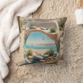 Desert Oasis Glass Pillow クッション (ブランケット)