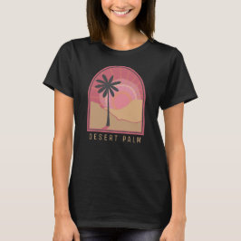 Desert Palm (Pink) T-Shirt Tシャツ