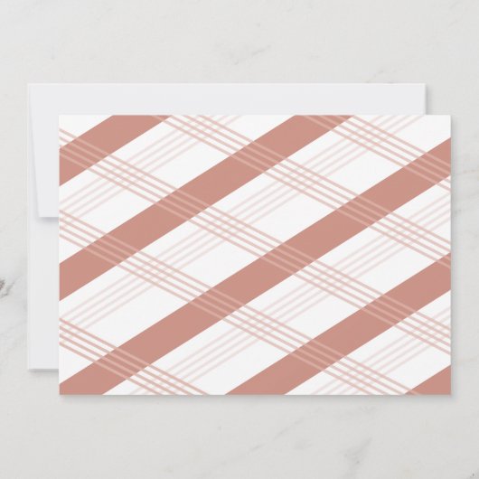 Desert Pink Postの結婚更新日付を保存 セーブザデート (裏面)