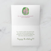 Desert Quailカスタマイズ可空白の能なグリーティングカード カード (内部)