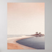 Desert River Wall Art for Living Room Decor ポスター (正面)