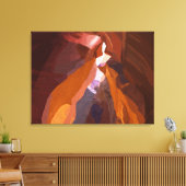 Desert Rock Formation キャンバスプリント (インサイチュ (リビング))