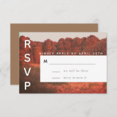 Desert Rocks RSVPカード (正面/裏面)