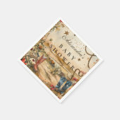 Desert Rodeo Western Baby Shower スタンダードカクテルナプキン (角)