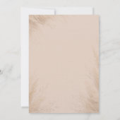 Desert Rose – Dune & Bloom Wedding 招待状 (裏面)