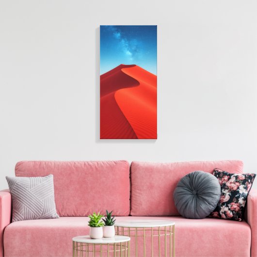 Desert Sand Dune キャンバスプリント (インサイチュ (リビング))