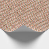 Desert Sand Floral ラッピングペーパー (角)