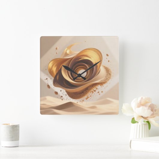 Desert Sands Wall Clock スクエア壁時計 (ホーム)