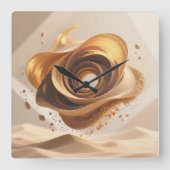 Desert Sands Wall Clock スクエア壁時計 (正面)