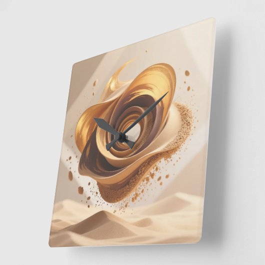 Desert Sands Wall Clock スクエア壁時計 (傾斜)