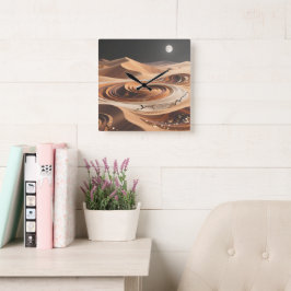 Desert Sands Wall Clock スクエア壁時計