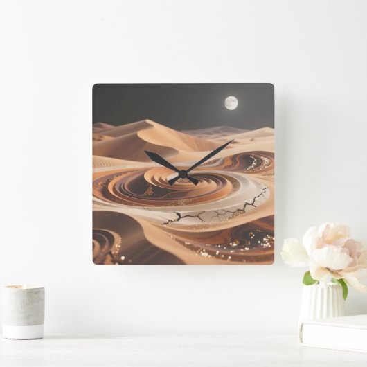 Desert Sands Wall Clock スクエア壁時計 (ホーム)