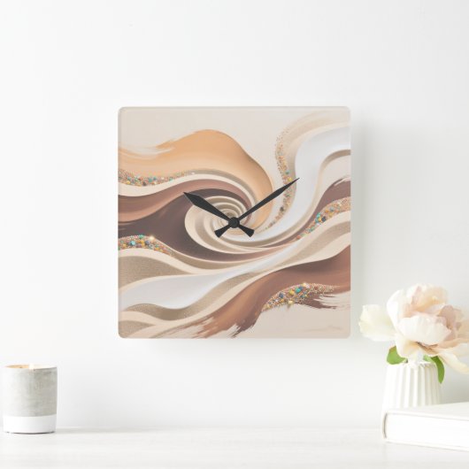 Desert Sands Wall Clock スクエア壁時計 (ホーム)