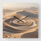 Desert Sands Wall Clock スクエア壁時計 (正面)