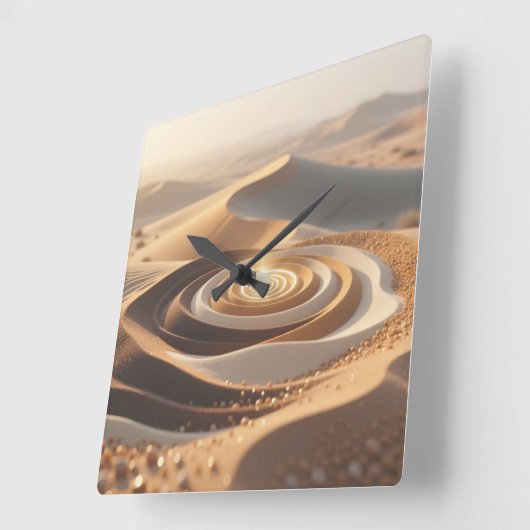 Desert Sands Wall Clock スクエア壁時計 (傾斜)