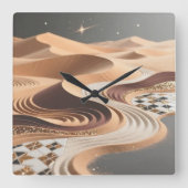 Desert Sands Wall Clock スクエア壁時計 (正面)