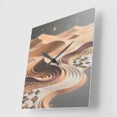 Desert Sands Wall Clock スクエア壁時計 (傾斜)