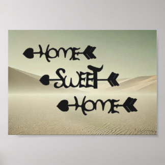 Desert Serenity – Home Sweet Home in the Sand Dune ポスター