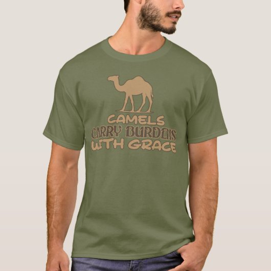 Desert Shelter Camel Scout Design Tシャツ (正面)