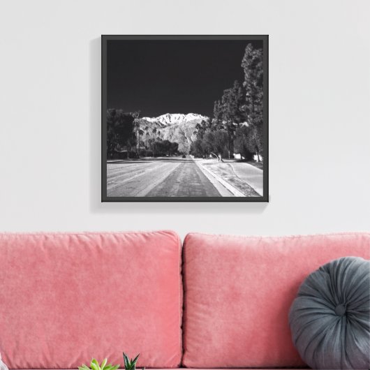 Desert Snow-Rancho Mirage, CA by Tom Masters キャンバスプリント (インサイチュ (リビング))