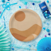 Desert Sun Minimal ペーパープレート (パーティー)