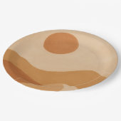 Desert Sun Minimal ペーパープレート (アングル)