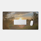 Desert Sunrise Over Las Vegas Golf Course デスクマット (キーボード&マウス)