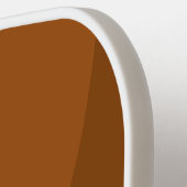 Desert Teal Circle Stripe with Name ピックルボールラケット (左詳細)